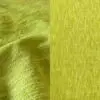 Bright green textured dinner napkin.