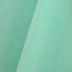 Aqua blue cotton tablecloth and dinner napkin.