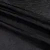Black sheer voile tablecloth and runner.