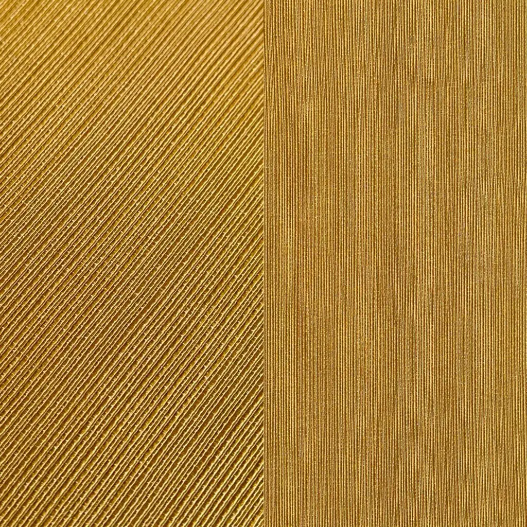 Butterscotch textured dinner napkin.