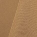 Camel tan cotton tablecloth and dinner napkin.