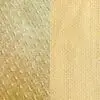 Creamy gold textured dinner napkin.
