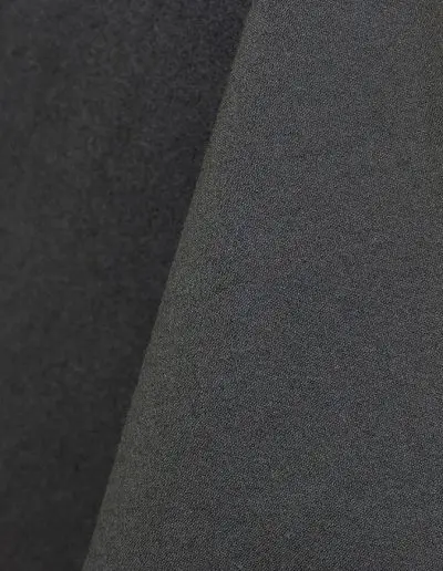 Charcoal grey cotton tablecloth and dinner napkin.