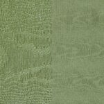 Deep sage textured dinner napkin.