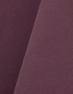 Claret purple cotton tablecloth and dinner napkin.