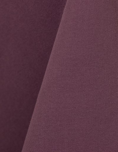 Claret purple cotton tablecloth and dinner napkin.