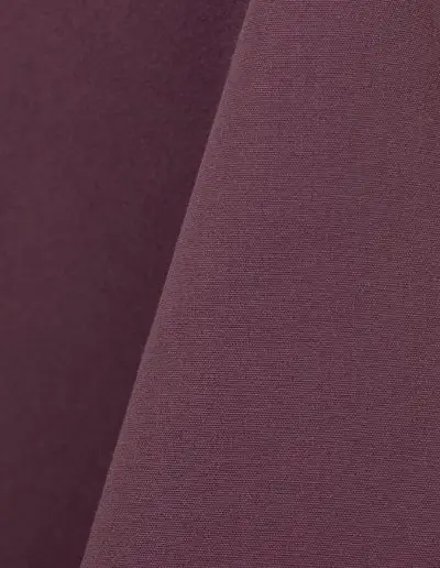 Claret purple cotton tablecloth and dinner napkin.