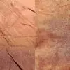 Elegant copper silk runner.
