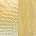 Textured pale yellow tablecloth, runner, and dinner napkin.