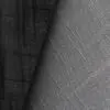 Light grey textured dinner napkin.