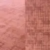 Distressed blush velvet tablecloth and runner.