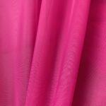 Hot pink sheer voile runner.