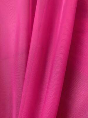 Hot pink sheer voile runner.