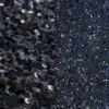 Navy blue sequin tablecloth and runner.