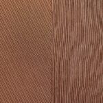 Brown textured dinner napkin.