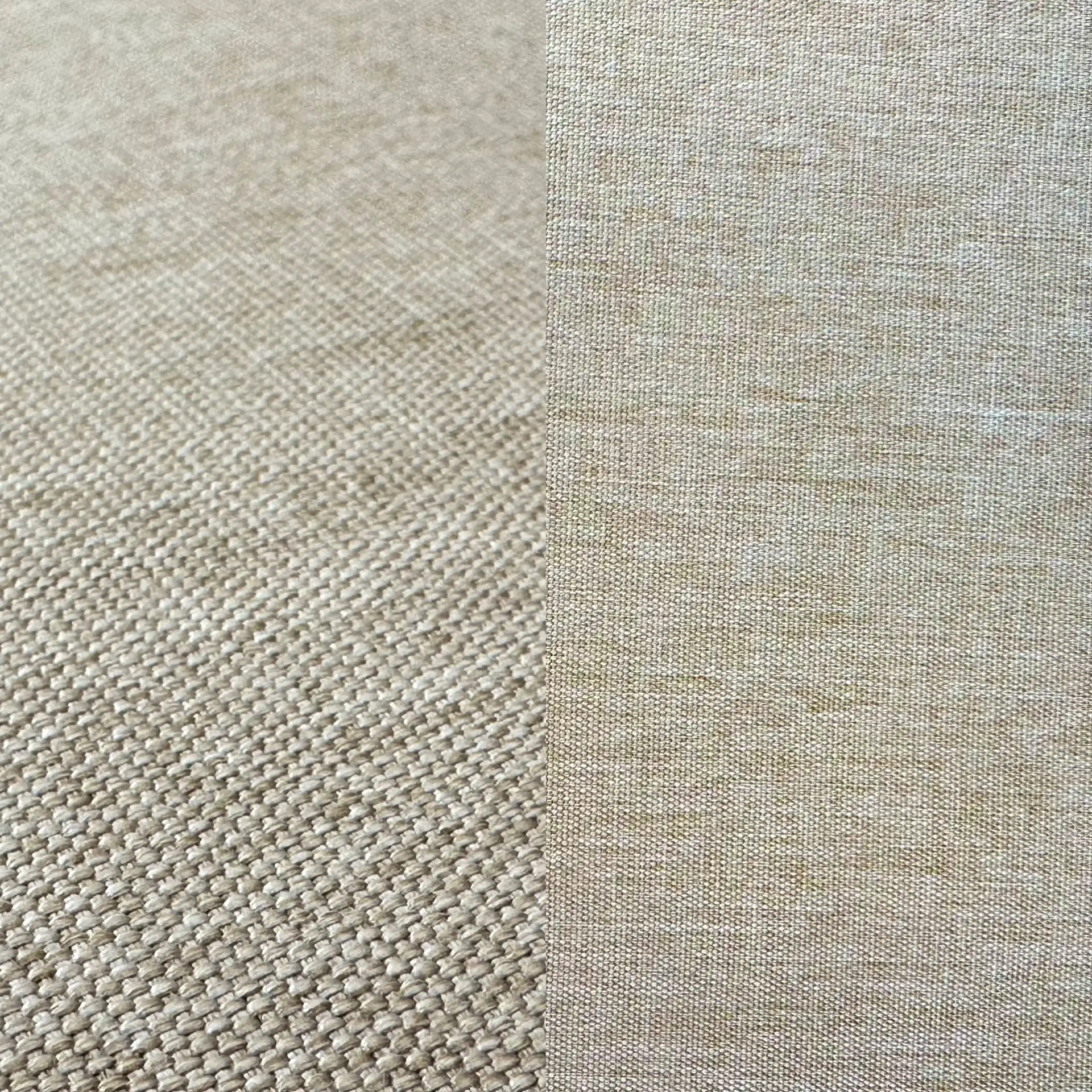 Organic tan dinner napkin.