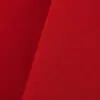 Bright red cotton tablecloth and dinner napkin.