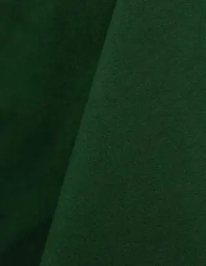 Hunter green cotton tablecloth and dinner napkin.