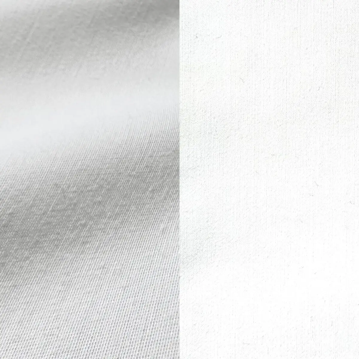 White matte satin tablecloth and runner.
