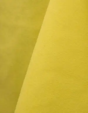 Lemon yellow cotton tablecloth and dinner napkin.
