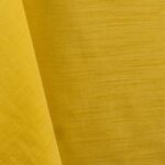 Lemon yellow majestic dupioni tablecloth, runner, sash, and dinner napkin.