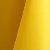 Lemon yellow polyester tablecloth, runner, sash, and dinner napkin.