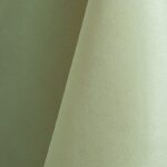 Mint green polyester tablecloth, runner, sash, and dinner napkin.