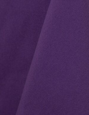 Purple cotton tablecloth and dinner napkin.