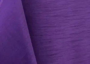 Purple majestic dupioni tablecloth, runner, sash, and dinner napkin.
