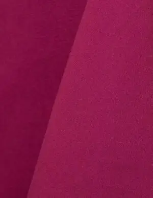 Raspberry pink cotton tablecloth and dinner napkin.