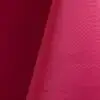 Raspberry polyester tablecloth, runner, sash, and dinner napkin.