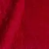 Rich red velvet tablecloth and dinner napkin.