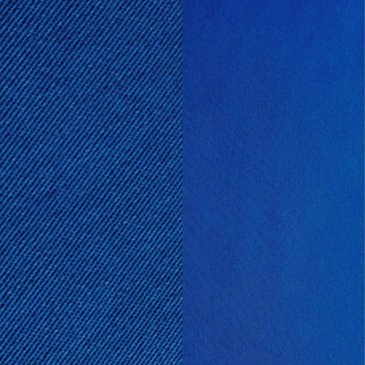 Royal blue cotton tablecloth and dinner napkin.