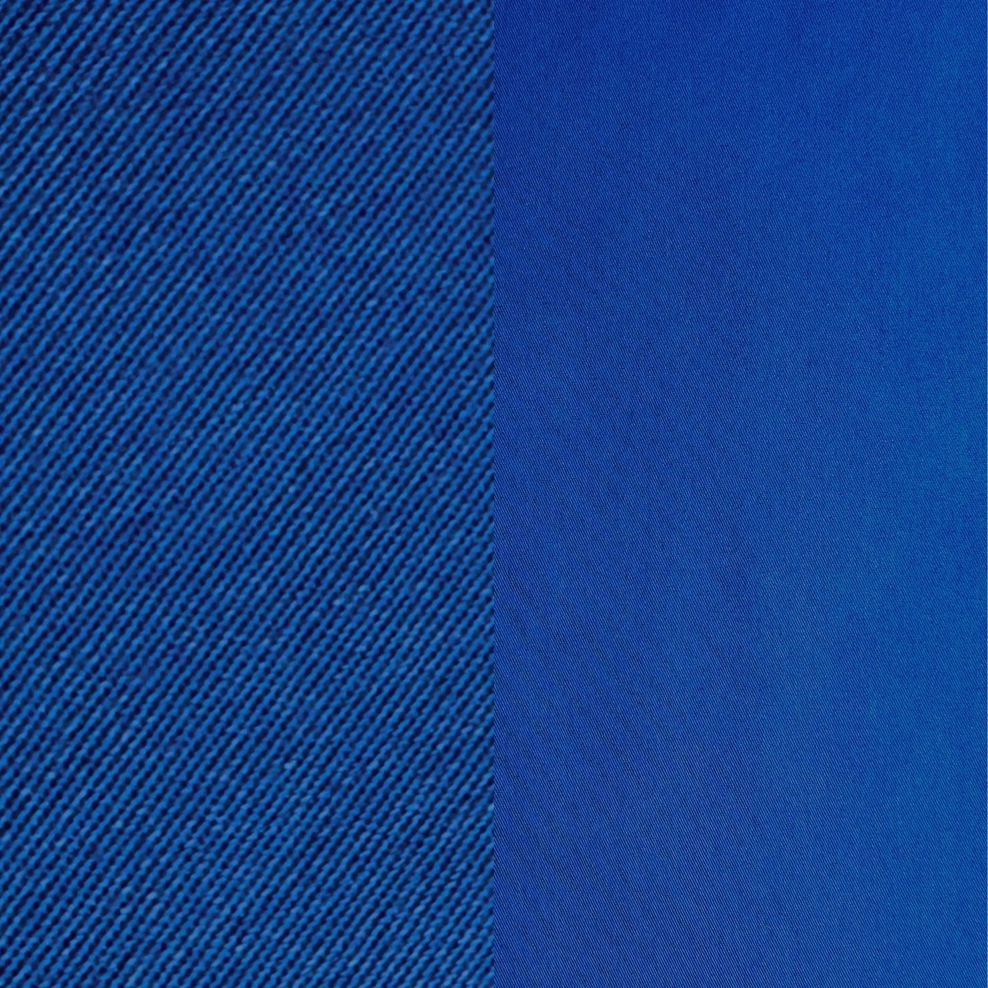 Royal blue cotton tablecloth and dinner napkin.