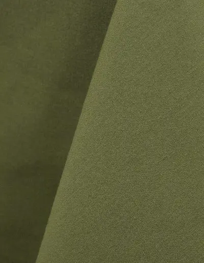 Sage green cotton tablecloth and dinner napkin.