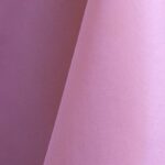 Violet purple polyester tablecloth, runner, sash, and dinner napkin.