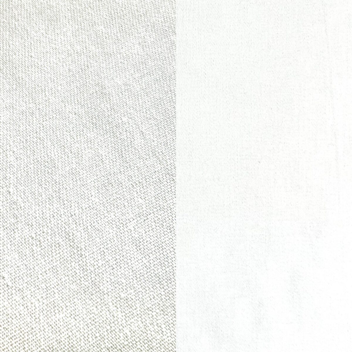 White cotton tablecloth and dinner napkin.