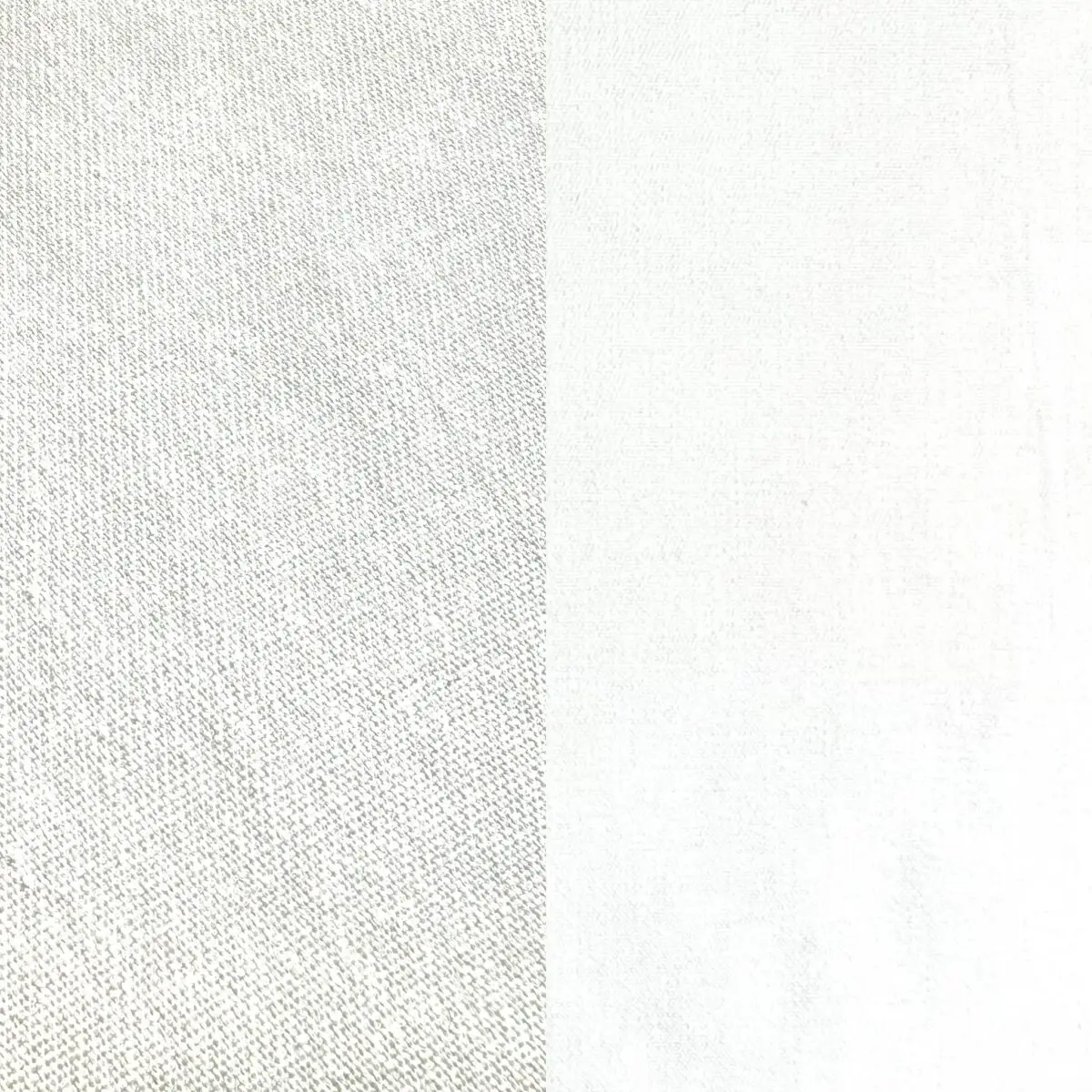 White cotton tablecloth and dinner napkin.