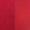Deep red cotton tablecloth and cocktail napkin.