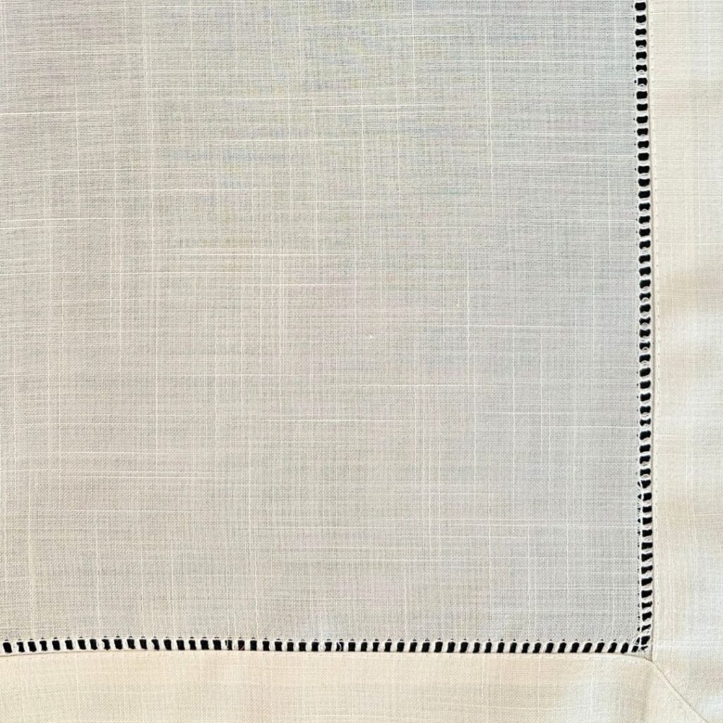 Ivory Hemstitch Napkins