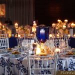 Rockwell Blue on Round Table