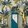 Waikiki with Teal Menu Fold Napkin