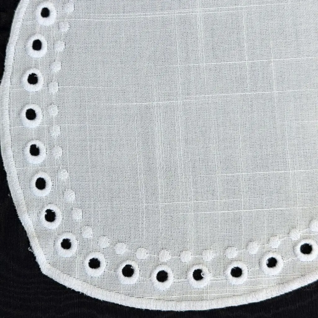 White Scallop Napkin