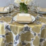 Yellow Peony with Dandelion Napkin