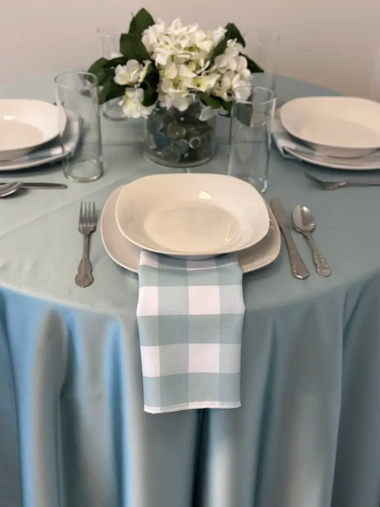 Moonstone with Spa Check Napkin