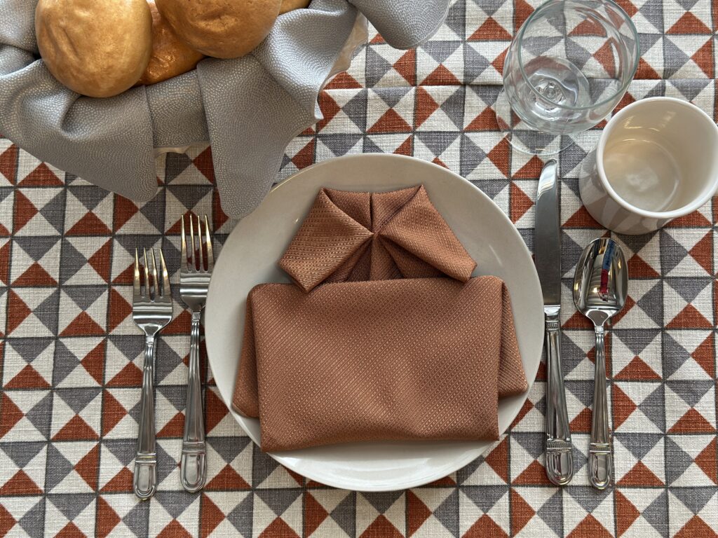 Pyramids with Penny Napkin